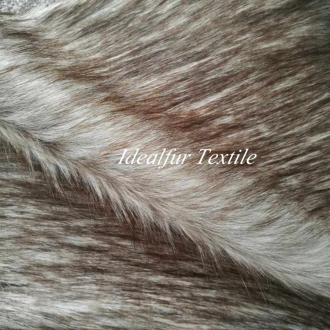 Long Pile Faux Fur Plush Jacquard Imitation Skin Artificial Fur