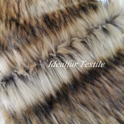 Factory Price Raccoon Faux Fur Fabric Long Pile for Collar